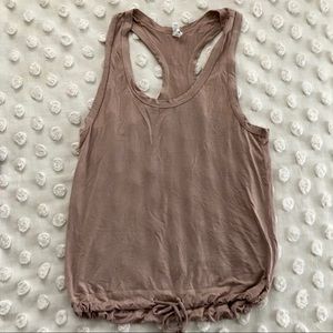 Glyder Workout Razor Back Tank in Blush